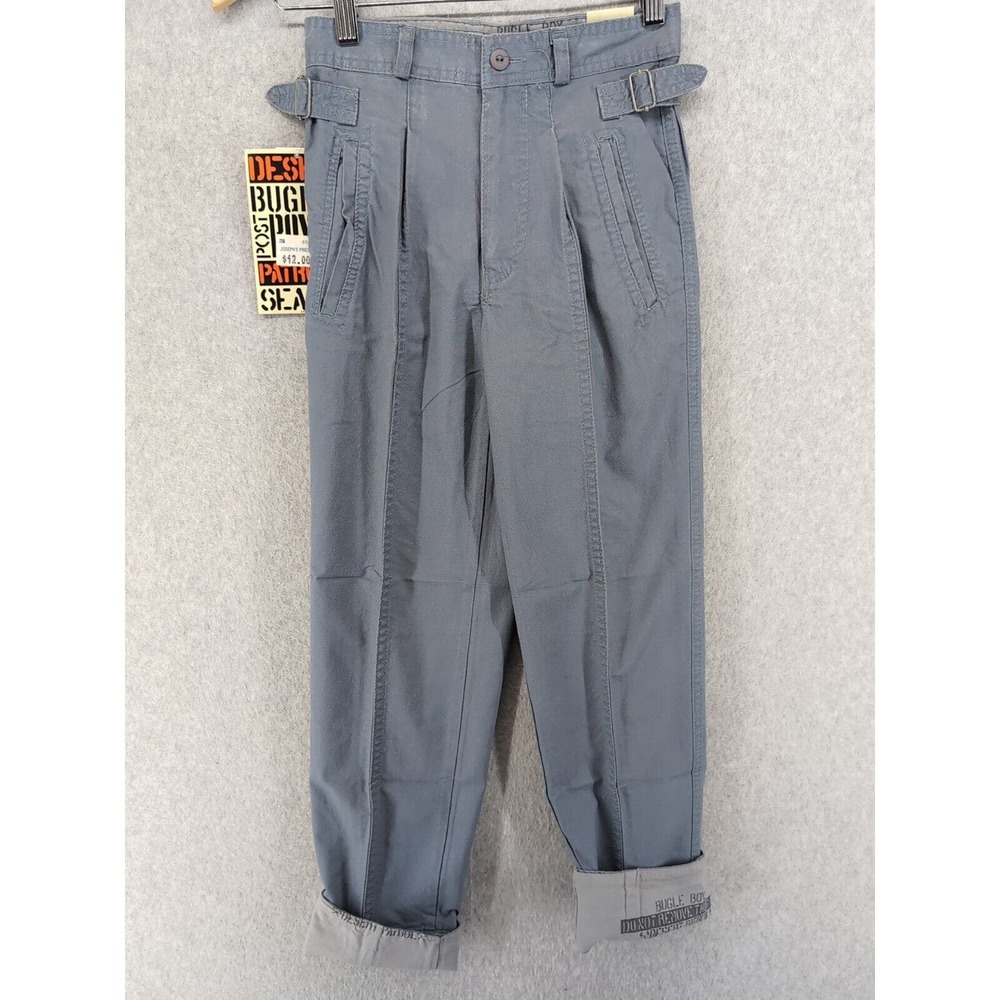 Vintage 1993 Bugle Boy Cargo Pants Desert Patrol NEW with Tags 12 Slim 24" Waist